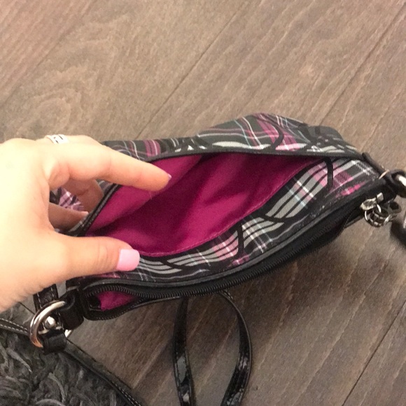 Coach plaid mini crossbody bag - Picture 4 of 4